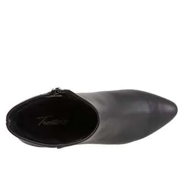 Trotters Women's Kim Ankle Boot - Stylish Black Block Heel Boot for Every Occasion