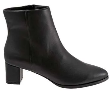 Trotters Women's Kim Ankle Boot - Stylish Black Block Heel