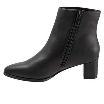 Trotters Women's Kim Ankle Boot - Stylish Black Block Heel