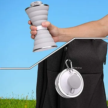 Portable Collapsible Water Bottle for Outdoor Activities