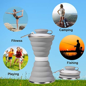 Portable Collapsible Water Bottle for Outdoor Activities