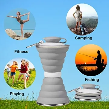 Portable Collapsible Water Bottle for Outdoor Activities