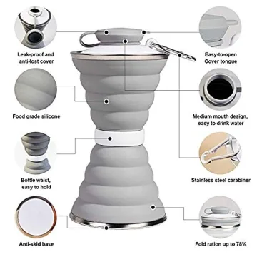 Portable Collapsible Water Bottle for Outdoor Activities