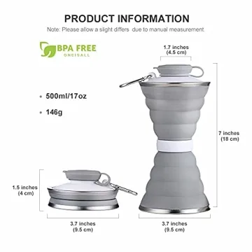 Portable Collapsible Water Bottle for Outdoor Activities