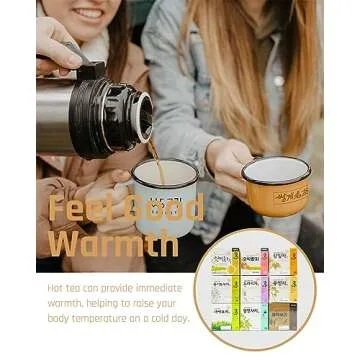 Ssanggye Chrysanthemum Floral Tea 0.5g x 100 Tea Bags, Bulk Size Premium Korean Herbal Hot Cold Hygienic Single Teabag Flower Tea Sweet Soft Flavor 국화차 4 Seasons Made in Korea