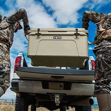 YETI Tundra 65 Cooler, Desert Tan - Lasting Ice Retention and Durability