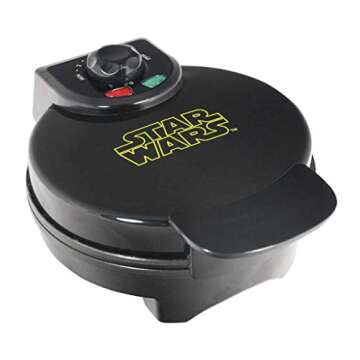 Uncanny Brands Darth Vader Waffle Maker- Sith Lord On Your Waffles- Waffle Iron