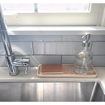 Durable Happitasa Silicone Kitchen Sink Organizer Tray