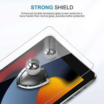 SPARIN iPad 9th 8th 7th Gen Screen Protectors - 3 Pack