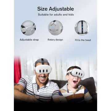 Adjustable Head Strap for Quest 3S Quest 2 3 - Enhanced Comfort