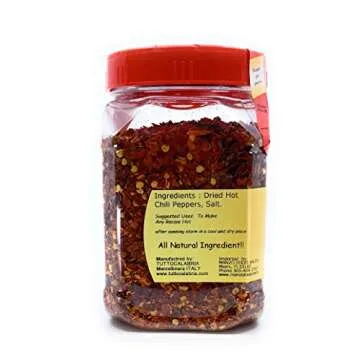 TUTTOCALABRIA Calabrian Crushed Chili Pepper Flakes, 250 gm