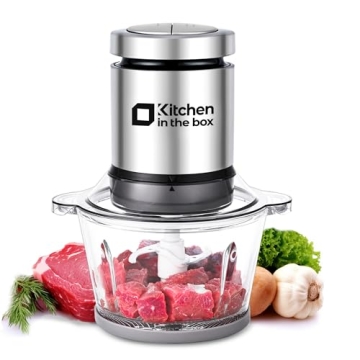Kitchen in the Box Mini Food Processors - 3 Cup Electric Chopper