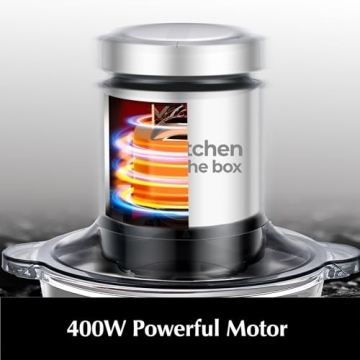 Mini Food Processor with S Blades - 3 Cups