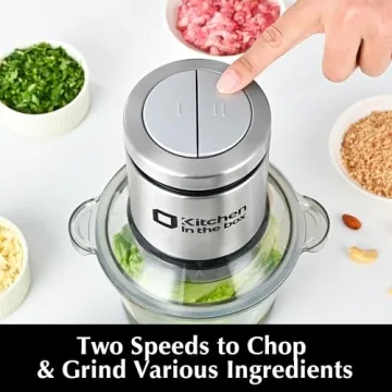 Mini Food Processor with S Blades - 3 Cups