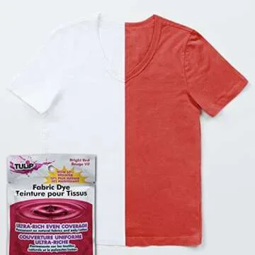 Tulip Bright Red Permanent Fabric Dye for Vibrant Results