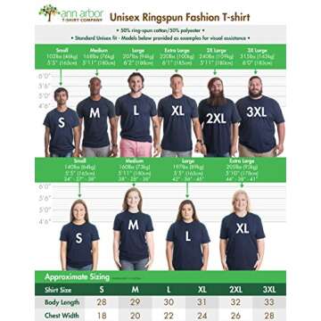 Ann Arbor T-shirt Co. Acoustic Guitar Moonrise | Guitarist Musician Music Player for Man Woman T-Shirt - Blue/Vintage Navy, Medium