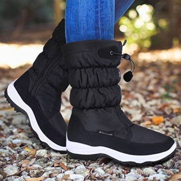 CIOR Women's Winter Snow Boots - Waterproof & Stylish Comfort