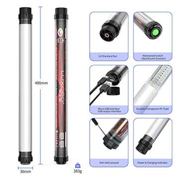 Ultimate RGB Photography Light with App Control for Creatives