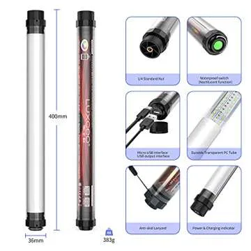 Ultimate RGB Photography Light with App Control for Creatives