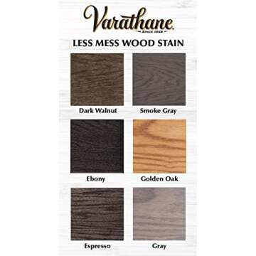Varathane 368035-4PK Less Mess Wood Stain and Applicator, 4 oz, Golden Oak, 4 Pack