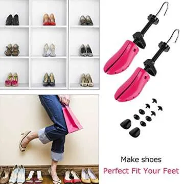 eachway Shoe Stretcher Shoe Trees,Adjustable Length & Width for Men and Women（For Women's 5.5-10
