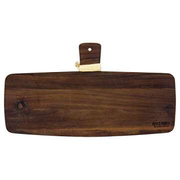 Totally Bamboo Rock & Branch Series Slate and Acacia Serving Paddle