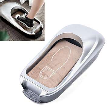 Automatic Shoe Film Machine Portable Shoe Covers Dispenser + Shoe Membrane 1 Roll Keep Floor Clean P...