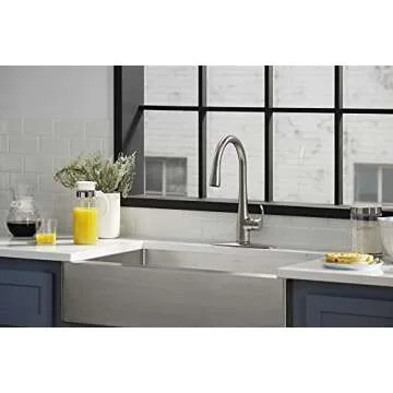 KOHLER Simplice Response Touchless Pull Down Kitchen Faucet in Stainless Steel, K-22036-VS