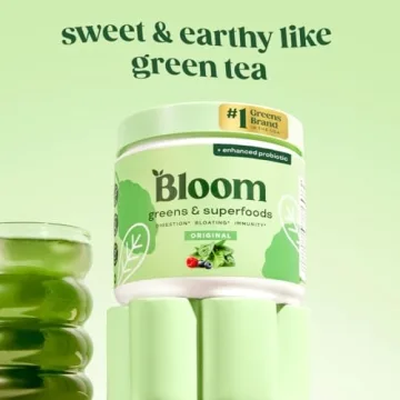 Bloom Nutrition Superfood Greens Powder for Vitality and Gut Health