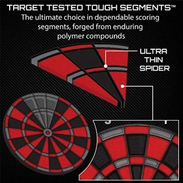 Viper 797 Electronic Dartboard, Quick Access To 301 And Countup From Button Interface, Extended Catch Ring, 11 Square Inch Scoreboard Display, Includes Darts And Extra Tips, 43 Games And 241 Options
