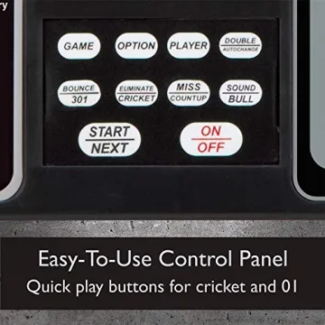 Viper 797 Electronic Dartboard, Quick Access To 301 And Countup From Button Interface, Extended Catch Ring, 11 Square Inch Scoreboard Display, Includes Darts And Extra Tips, 43 Games And 241 Options