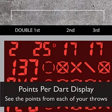 Viper 797 Electronic Dartboard, Quick Access To 301 And Countup From Button Interface, Extended Catch Ring, 11 Square Inch Scoreboard Display, Includes Darts And Extra Tips, 43 Games And 241 Options