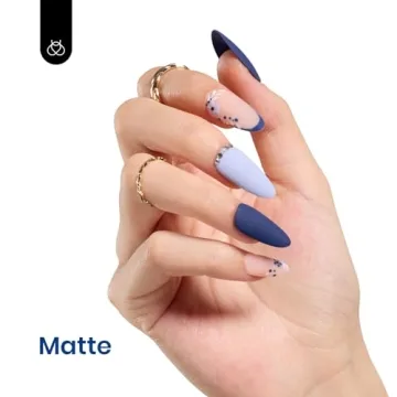 Beetles Gel Nail Polish Midnight Navy Blue 15ml Salon Quality