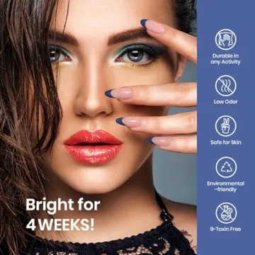 Beetles Gel Nail Polish Midnight Navy Blue 15ml Salon Quality