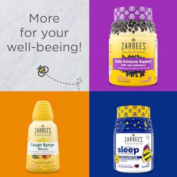 Zarbee's Melatonin Gummies for Peaceful Sleep - Adults