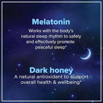 Zarbee's Melatonin Gummies for Peaceful Sleep - Adults