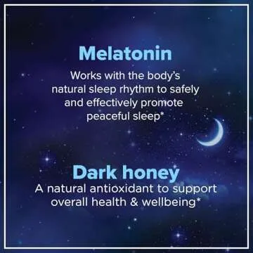 Zarbee's Melatonin Gummies for Peaceful Sleep - Adults