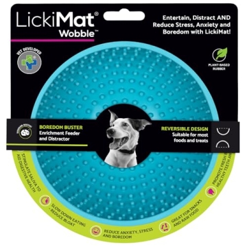 LickiMat Wobble - The Ultimate Dog Slow Feeder and Anxiety Relief Mat