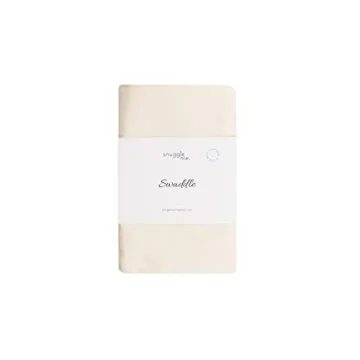 Snuggle Me Organic Cotton Swaddle Blanket - Soft, Stretchy & Eco-Friendly