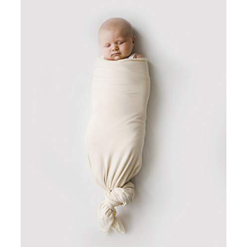 Organic Cotton Swaddle Blanket Soft Stretchy Eco-Friendly