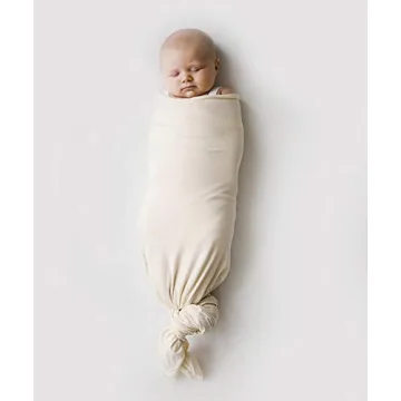 Organic Cotton Swaddle Blanket Soft Stretchy Eco-Friendly
