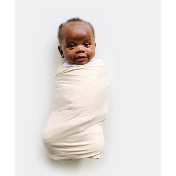 Organic Cotton Swaddle Blanket Soft Stretchy Eco-Friendly
