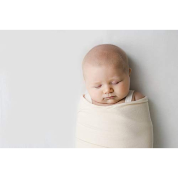 Organic Cotton Swaddle Blanket Soft Stretchy Eco-Friendly