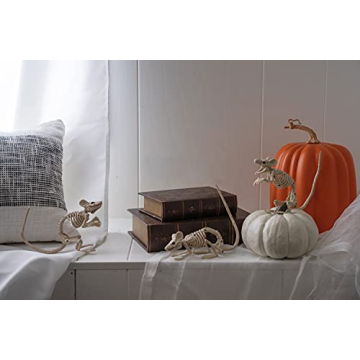Crazy Bonez Creepy Skeleton Mice for Halloween Fun