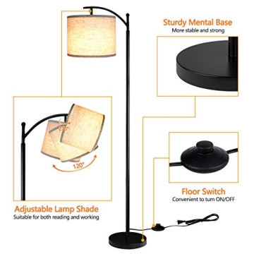 Stylish ROTTOGOON Floor Lamp with 3 Lighting Options