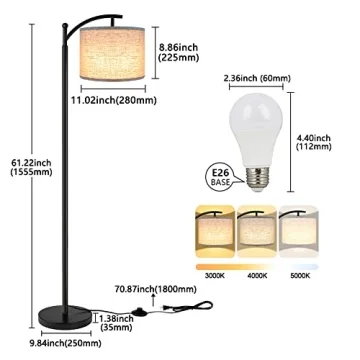 Stylish ROTTOGOON Floor Lamp with 3 Lighting Options