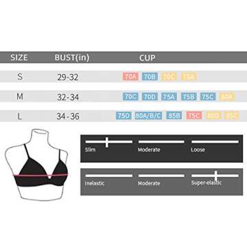 Bontierie Women's Padded Sports Yoga Bra Full-Support Crop Tank Top for Workout Running Fitness