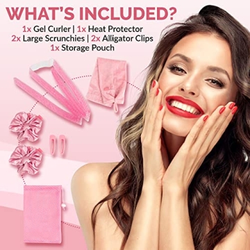 Jelly Curls Blue Gel Curler for Damage-Free Gorgeous Curls