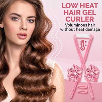 Jelly Curls Blue Gel Curler for Damage-Free Gorgeous Curls