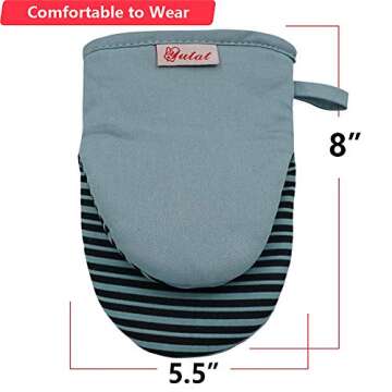 Versatile Mini Oven Mitts for Confident Cooking and Baking